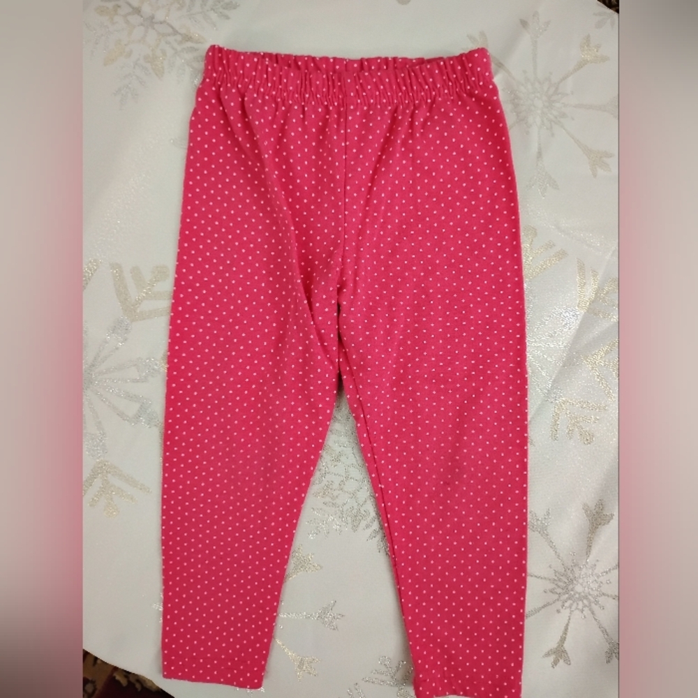 Polkadot pink leggings (no name brand)